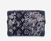 LV Monogram Tapestry Coated Canvas Mini Soft Trunk M80033 - 3