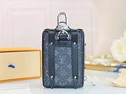 Louis Vuitton Soft Trunk Backpack Bag Charm and Key Holder Gris Monogram M80221 - 2