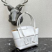 Bottega Veneta Mini Arco Tote Bag White - 4