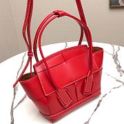 Bottega Veneta Mini Arco Tote Bag Red  - 2