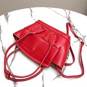 Bottega Veneta Mini Arco Tote Bag Red  - 3