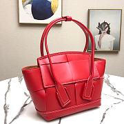 Bottega Veneta Mini Arco Tote Bag Red  - 4