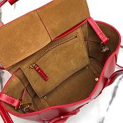Bottega Veneta Mini Arco Tote Bag Red  - 5