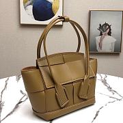 Bottega Veneta Mini Arco Tote Bag Dark Beige - 6