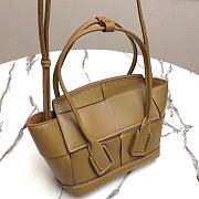 Bottega Veneta Mini Arco Tote Bag Dark Beige - 5