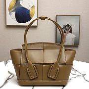 Bottega Veneta Mini Arco Tote Bag Dark Beige - 1