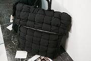 Bottega Veneta Intrecciato Nylon Backpack Black  - 2