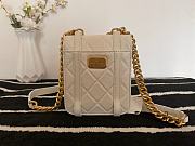 Chanel New Mini Messenger Bag White AS2695  - 4