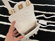 Chanel New Mini Messenger Bag White AS2695  - 6