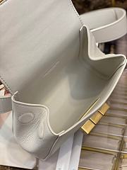 Bottega Veneta Mini Belt Bag In White Textured Leather 631117  - 3