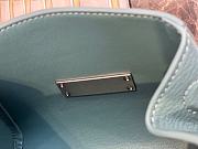Bottega Veneta Mini Belt Bag In Blue Textured Leather 631117  - 2