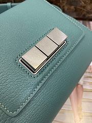 Bottega Veneta Mini Belt Bag In Blue Textured Leather 631117  - 5