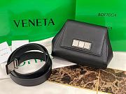 Bottega Veneta Mini Belt Bag In Black Textured Leather 631117  - 1