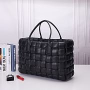 Bottega Veneta Leather Intrecciato Quilted Large Tote Bag in Nero (Black)  - 6