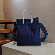 Louis Vuitton LV Carry It Bag Blue M46112  - 5