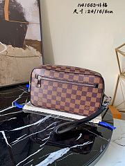 Louis Vuitton Kasai Clutch N41663 Brown  - 1
