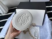 Chanel Lambskin Box Bag White AS2641   - 4