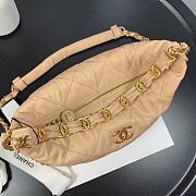 Chanel Beige Hobo Bag AS2480  - 3