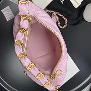 Chanel Pink Hobo Bag AS2480  - 5