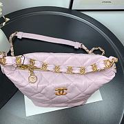 Chanel Pink Hobo Bag AS2480  - 3