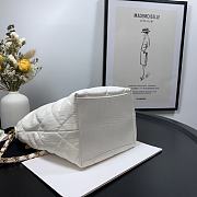 Chanel White Hobo Bag AS2480  - 4