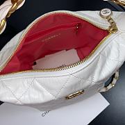 Chanel White Hobo Bag AS2480  - 2