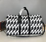 Louis Vuitton Limited Edition Michael Jackson Keepall 45 Black And White M41418  - 1