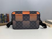 Louis Vuitton Alpha Messenger Bag In Orange Damier Graphite Giant Coated Canvas N40421  - 6