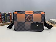 Louis Vuitton Alpha Messenger Bag In Orange Damier Graphite Giant Coated Canvas N40421  - 1