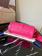 Louis Vuitton Papillon Trunk Handbag Rose Red M58655  - 6