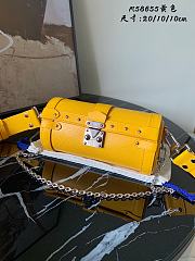 Louis Vuitton Papillon Trunk Handbag Yellow M58655  - 1