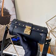 Louis Vuitton Papillon Trunk Handbag Black M58655  - 6