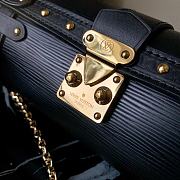 Louis Vuitton Papillon Trunk Handbag Black M58655  - 5