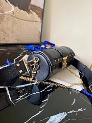 Louis Vuitton Papillon Trunk Handbag Black M58655  - 3