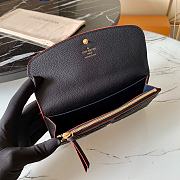 Louis Vuitton Emilie Wallet Monogram Empreinte Leather M69417  - 3