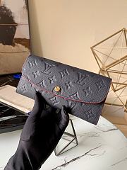 Louis Vuitton Emilie Wallet Monogram Empreinte Leather M69417  - 6