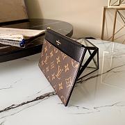 Louis Vuitton Knockoff Slim Purse Monogram Reverse Brown M80346 - 3