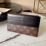 Louis Vuitton Knockoff Slim Purse Monogram Reverse Brown M80346 - 6