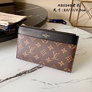 Louis Vuitton Knockoff Slim Purse Monogram Reverse Brown M80346 - 1