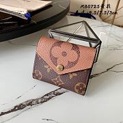 Louis Vuitton Zoe Wallet Brown M80725   - 1