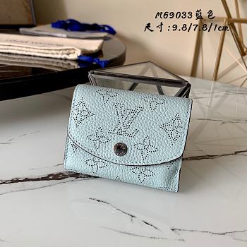 Louis Vuitton Portefeuille Iris XS Wallet Purse Blue M69033 