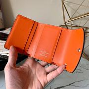 Louis Vuitton Portefeuille Iris XS Wallet Purse Blue and Orange M69033 - 3