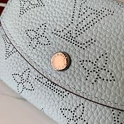 Louis Vuitton Anae Coin Purse Mahina Leather Blue M64050  - 2