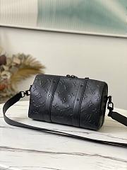 Louis Vuitton City Keepall Bag Black M57955  - 2