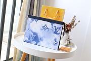 Louis Vuitton Pochette Voyage MM Monogram Watercolor Clutch Blue M80460  - 1