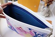 Louis Vuitton Pochette Voyage MM Monogram Watercolor Clutch M80460  - 4