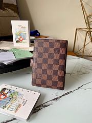 Louis Vuitton Small Ring Agenda Cover Damier Ebene R20700  - 3