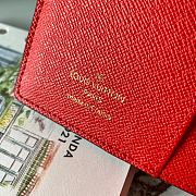 Louis Vuitton Small Ring Agenda Cover Monogram Doorman Red R20005  - 4