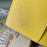 Louis Vuitton Small Ring Agenda Cover Monogram Doorman Yellow R20005 - 3