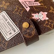 Louis Vuitton Small Ring Agenda Cover Monogram Doorman LV Silk Screen R20005  - 5